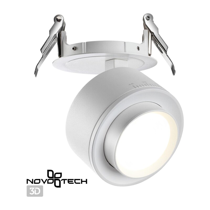 358945 SPOT NT22 456 белый Светильник встраиваемый светодиодный IP20 LED 4000К 18W 220V EDDY 3
