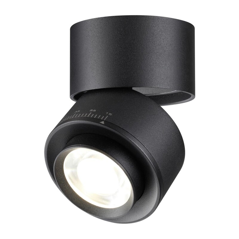358946 OVER NT22 418 черный Светильник накладной светодиодный IP20 LED 4000К 18W 220V EDDY