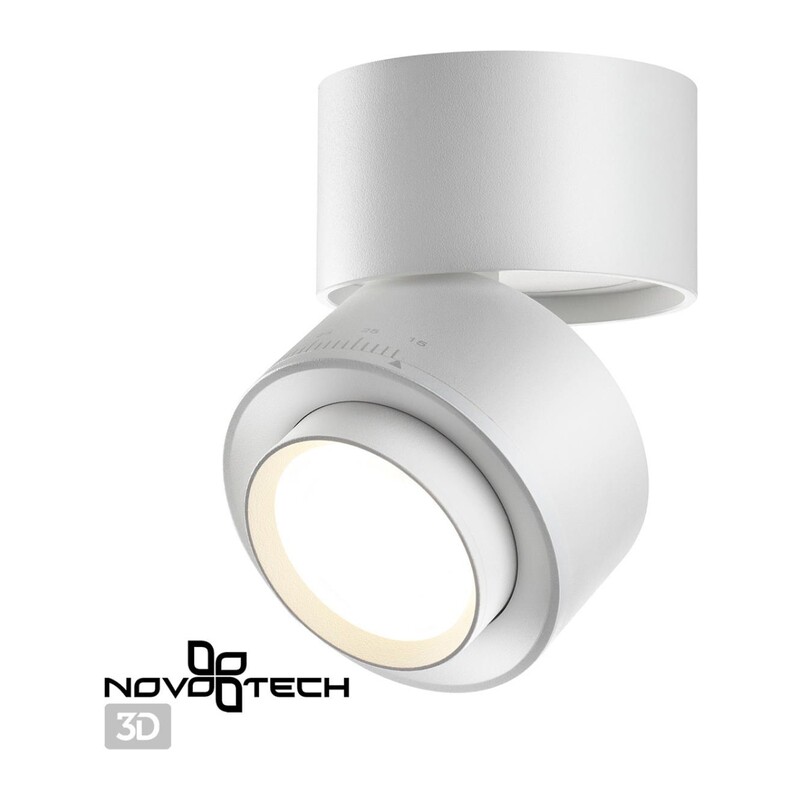 358947 OVER NT22 418 белый Светильник накладной светодиодный IP20 LED 4000К 18W 220V EDDY 3