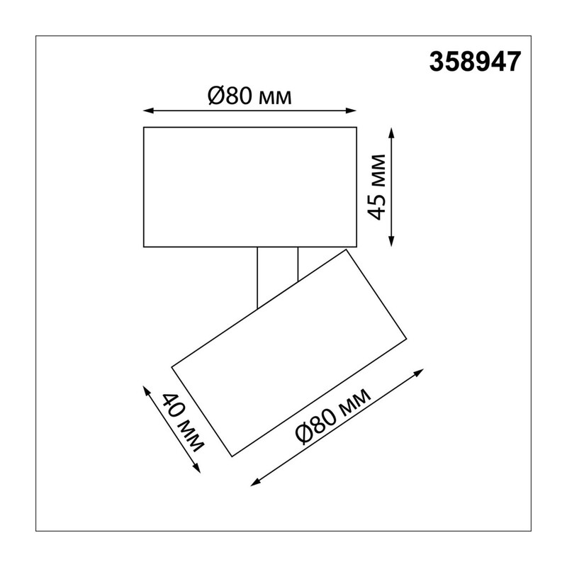 358947 OVER NT22 418 белый Светильник накладной светодиодный IP20 LED 4000К 18W 220V EDDY 4