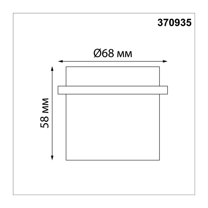 370935 SPOT NT22 514 черный Встраиваемый светильник IP20 GU10 50W 220V BUTT 2