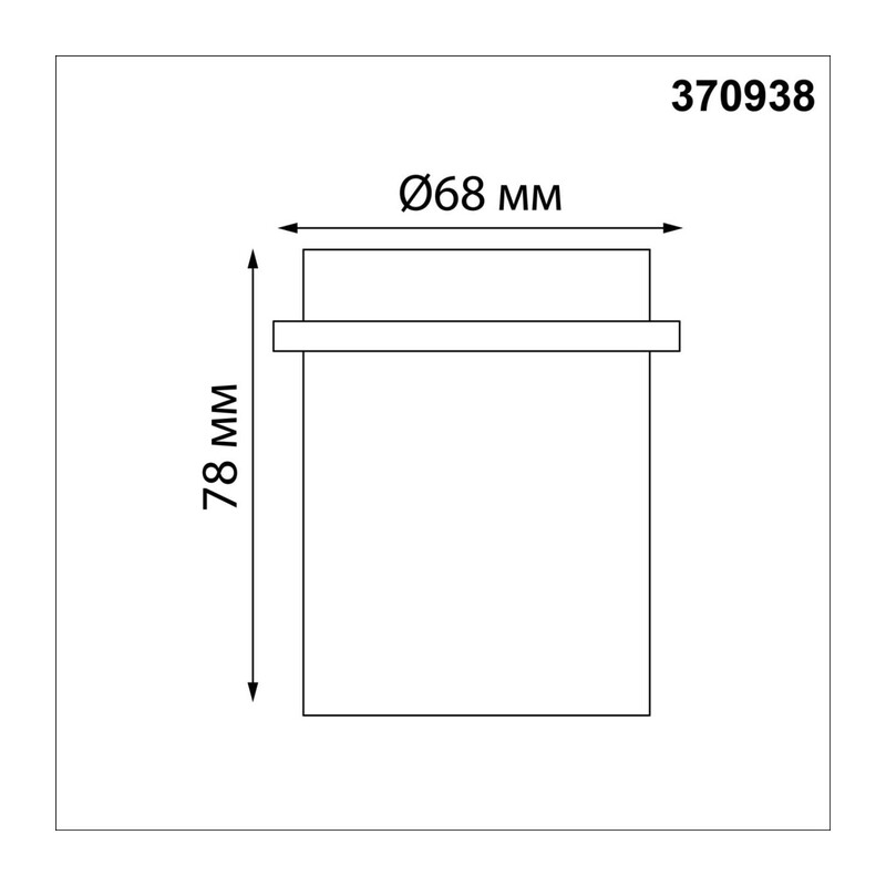 370938 SPOT NT22 514 белый Встраиваемый светильник IP20 GU10 50W 220V BUTT 2