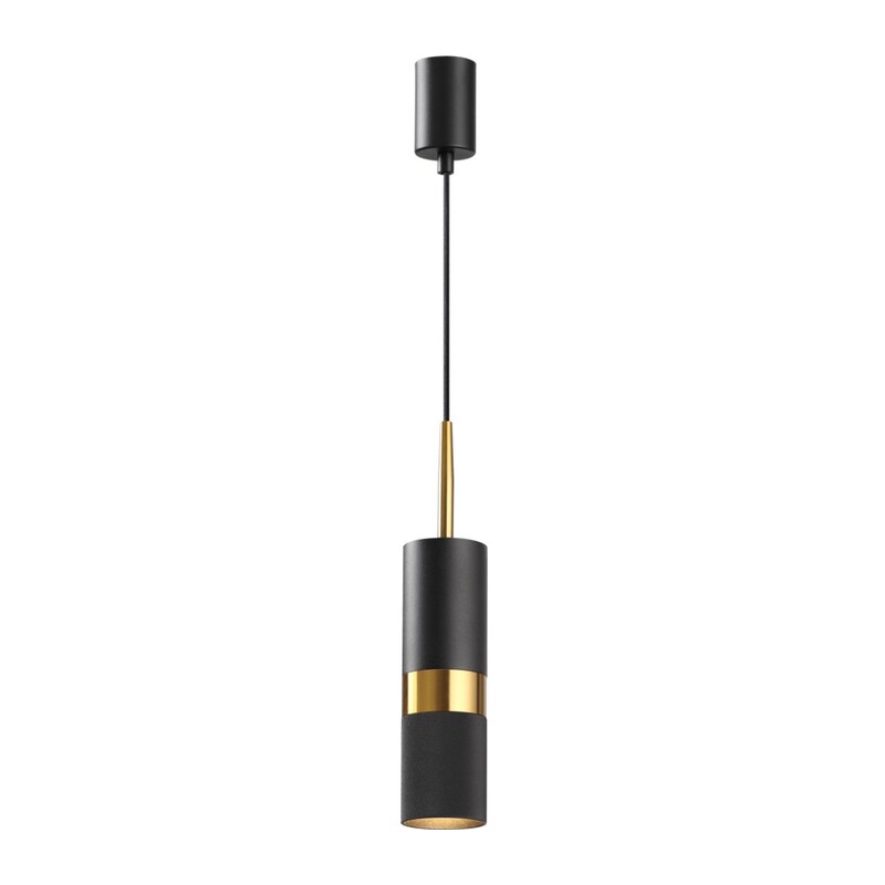 4356/1 HIGHTECH ODL23 329 черный/золотистый/металл Подвесной св-к IP20 LED GU10 10W BULLET 2