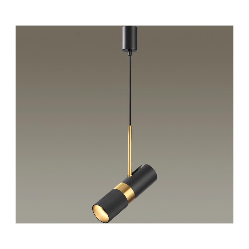 4356/1 HIGHTECH ODL23 329 черный/золотистый/металл Подвесной св-к IP20 LED GU10 10W BULLET 4