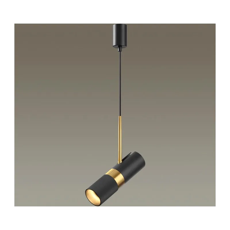 4356/1 HIGHTECH ODL23 329 черный/золотистый/металл Подвесной св-к IP20 LED GU10 10W BULLET 3