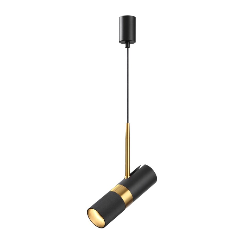 4356/1 HIGHTECH ODL23 329 черный/золотистый/металл Подвесной св-к IP20 LED GU10 10W BULLET