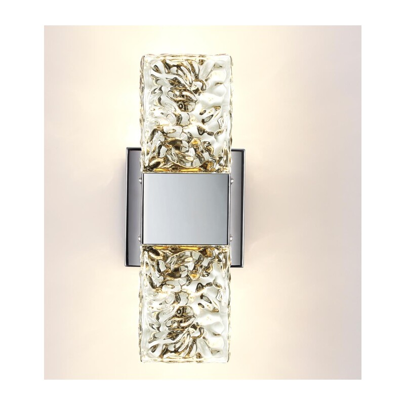 4365/5WL HIGHTECH ODL23 433 хром полированный/стекло Настенный св-к IP20 LED 10W 634Лм 3000K RICCI