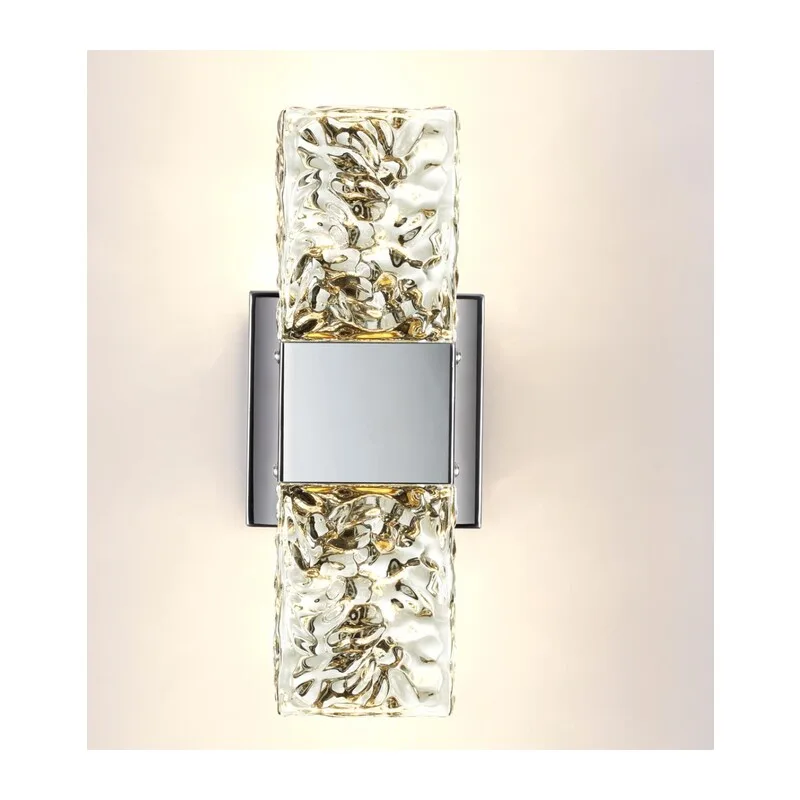 4365/5WL HIGHTECH ODL23 433 хром полированный/стекло Настенный св-к IP20 LED 10W 634Лм 3000K RICCI