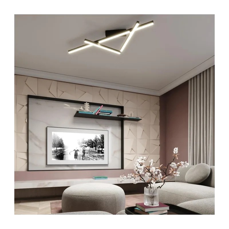 4367/50CL HIGHTECH ODL23 000 черный/металл/акрил Потолочный св-к IP20 LED 70W 3500Лм 3000K TAO 3