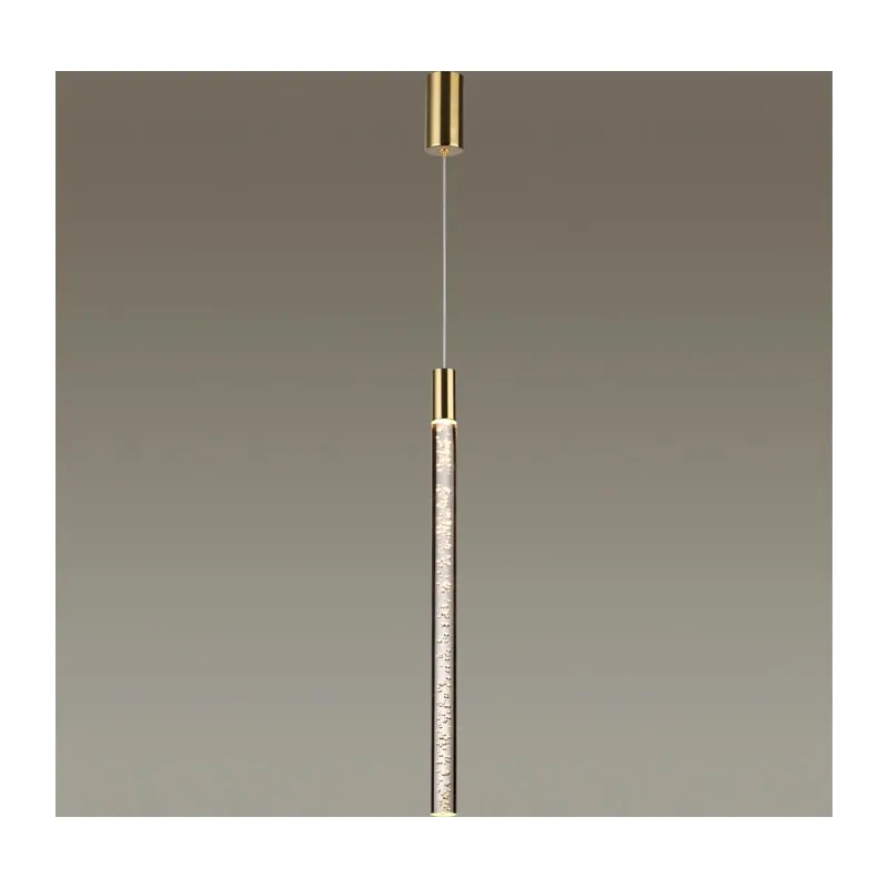 4369/5L HIGHTECH ODL23 235 полированное золото/акрил с пузырьками Подвесной св-к IP20 LED 4W 200Лм 3000K SPARKY