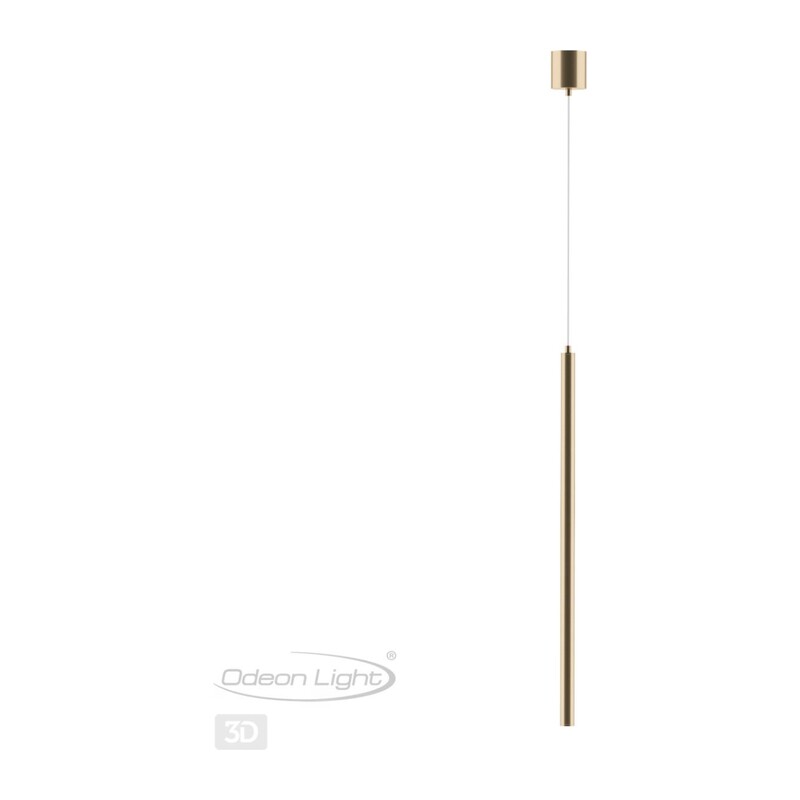 4374/3L HIGHTECH ODL23 281 золото/металл Подвесной светильник (база для встройки в комплекте) IP20 LED 3W 237Лм 3000K FIANO 3