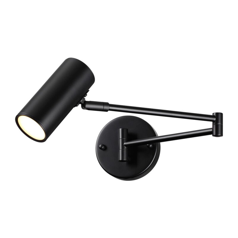 4376/1W HIGHTECH ODL23 455 черный Настенный светильник IP20 LED E14 9W RAZIO