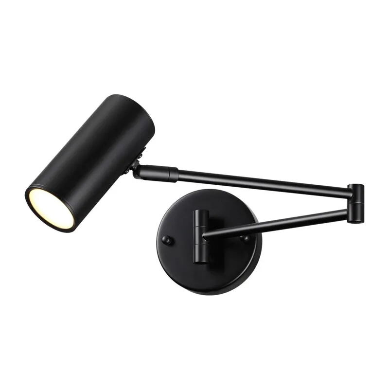 4376/1W HIGHTECH ODL23 455 черный Настенный светильник IP20 LED E14 9W RAZIO