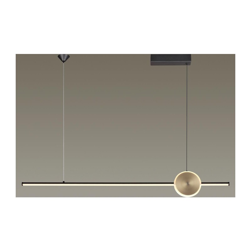 6601/30L HIGHTECH ODL23 000 черный/античная бронза/металл Подвесной св-к IP20 LED 30W 1800Лм 3000K STILO 3