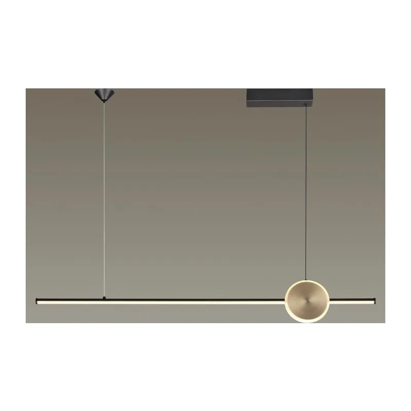 6601/30L HIGHTECH ODL23 000 черный/античная бронза/металл Подвесной св-к IP20 LED 30W 1800Лм 3000K STILO 2