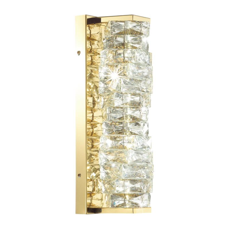 4999/10WL HALL ODL23 623 золотой/прозрачный/металл/хрусталь Бра LED 10W 4000K STRAZA