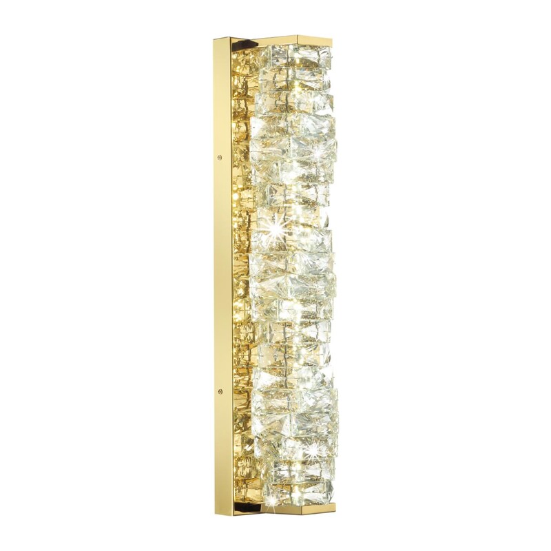 4999/15WL HALL ODL23 623 золотой/прозрачный/металл/хрусталь Бра LED 15W 4000K STRAZA
