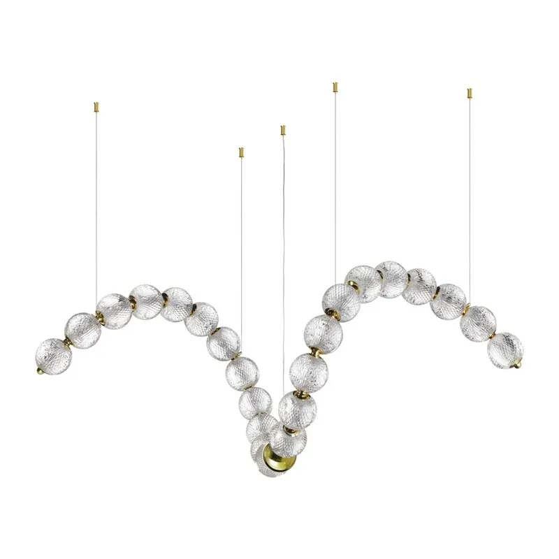 5008/92L L-VISION ODL23 579 золотой/прозрачный/металл/акрил Люстра LED 92W 4000K 4600Лм CRYSTAL 2
