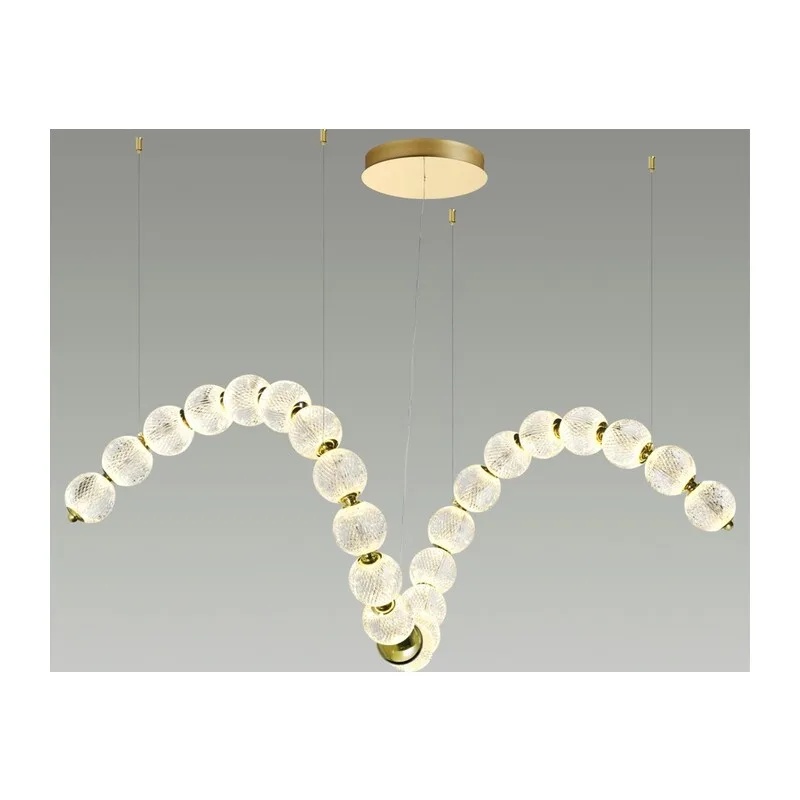 5008/92L L-VISION ODL23 579 золотой/прозрачный/металл/акрил Люстра LED 92W 4000K 4600Лм CRYSTAL 3