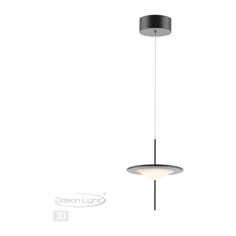 5012/10L L-VISION ODL23 389 черный/белый матовый металл/акрил Подвес LED 10W 3000K STEKA 2