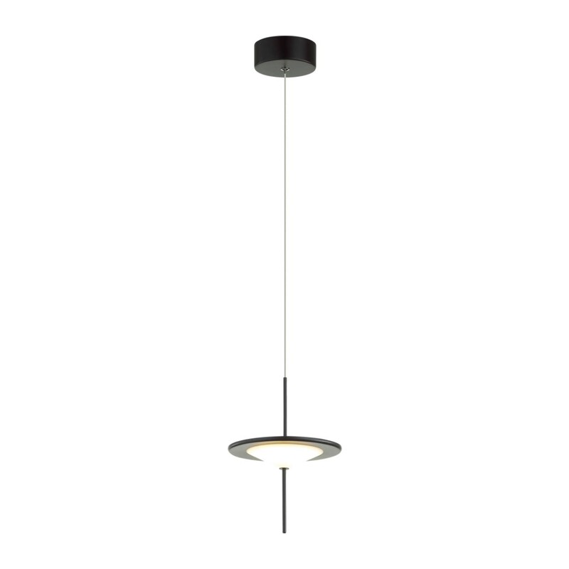 5012/10L L-VISION ODL23 389 черный/белый матовый металл/акрил Подвес LED 10W 3000K STEKA