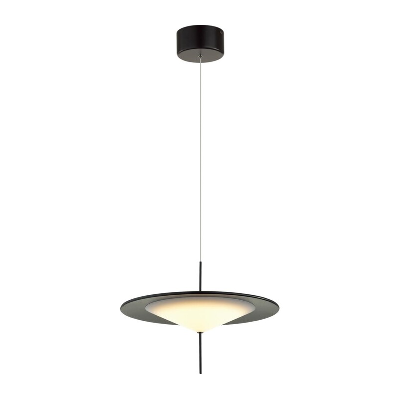 5012/16L L-VISION ODL23 389 черный/белый матовый металл/акрил Подвес LED 16W 3000K STEKA