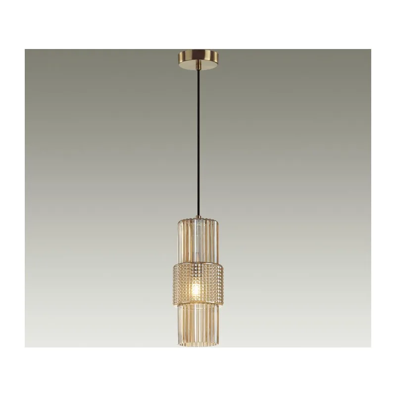 5019/1 MODERN ODL23 405 бронзовый/янтарный металл/стекло Подвес E14 1*40W PIMPA 2