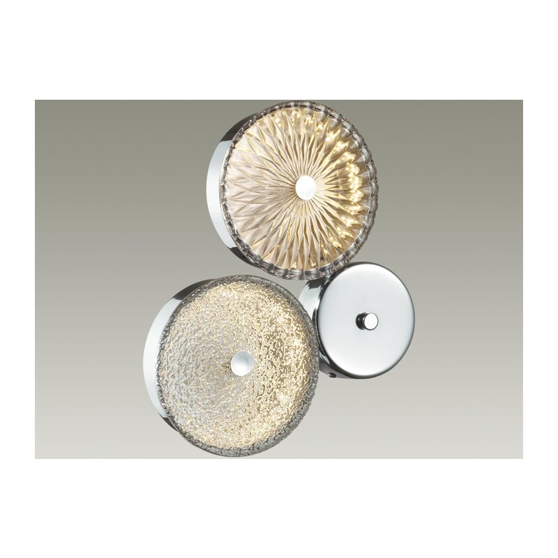 5416/14WL L-VISION ODL_EX23 145 хром/св.коричневый/св.серый металл/стекло Бра LED 14W 4000K CARAMELLA 4
