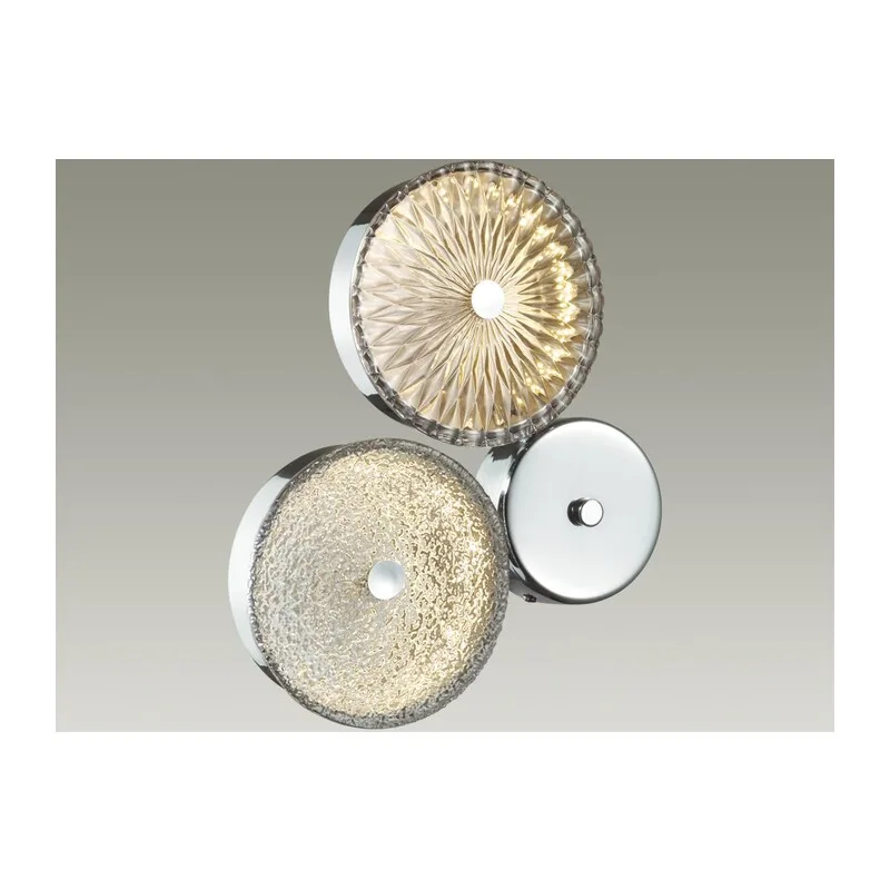 5416/14WL L-VISION ODL_EX23 145 хром/св.коричневый/св.серый металл/стекло Бра LED 14W 4000K CARAMELLA 2