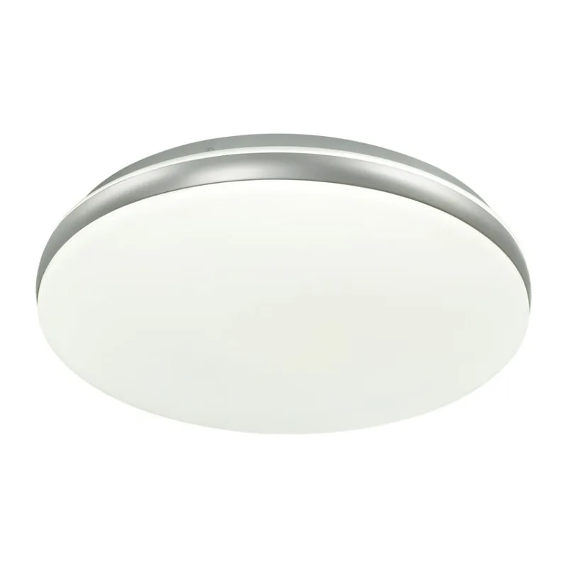 7625/AL PALE SN 000 Светильник пластик/белый/серебристый LED 12Вт 4000К D290 IP43 RINGO 4