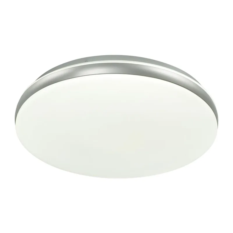 7625/DL PALE SN 216 Светильник пластик/белый/серебристый LED 48Вт 4000К D400 IP43 RINGO 2