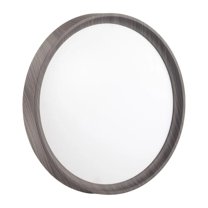7627/CL PALE SN 000 Светильник пластик/белый/венге под дерево LED 30Вт 4000К D330 IP43 WOODI