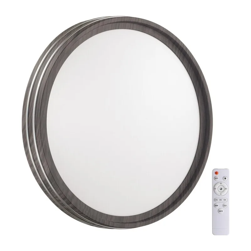 7604/EL PALE SN 176 Светильник пластик/белый/венге/хром LED 72Вт 3000-6300K D500 IP43 пульт ДУ TROSTO