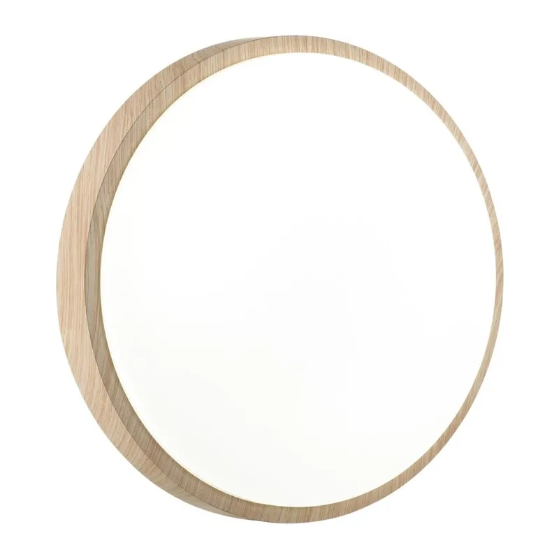 7607/AL PALE SN 170 Светильник пластик/белый/бежевый под дерево LED 18Вт 4000К D280 IP43 LOSTA 2