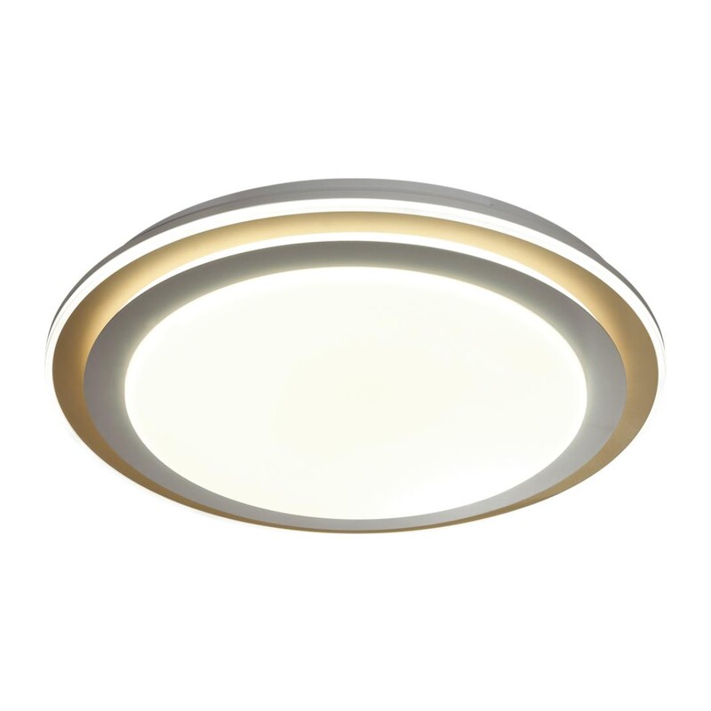 7630/DL PALE SN 151 Светильник пластик/золотистый LED 48Вт 3000-6300K D410 IP43 пульт ДУ SETTA 6