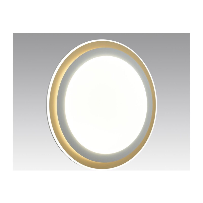 7630/EL PALE SN 000 Светильник пластик/белый/золотистый LED 72Вт с ДУ 3000-6300К D510 IP43 пульт ДУ SETTA 5