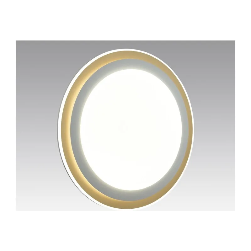 7630/EL PALE SN 000 Светильник пластик/белый/золотистый LED 72Вт с ДУ 3000-6300К D510 IP43 пульт ДУ SETTA 4