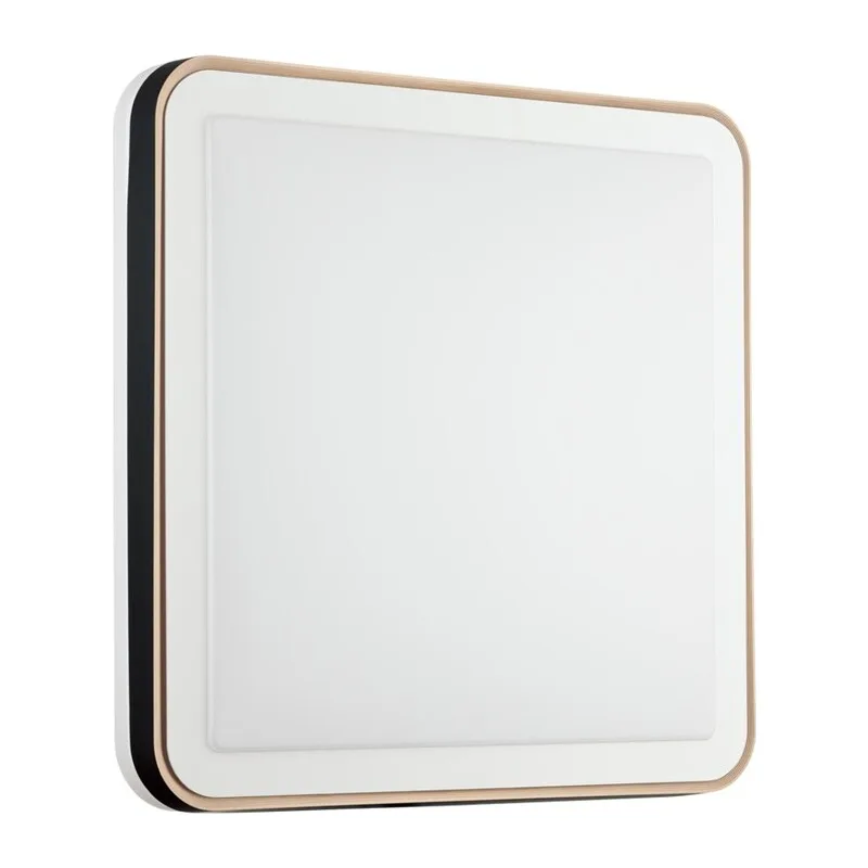 7621/DL PALE SN 162 Светильник пластик/черн./медный LED 48Вт 3000-6300K 440х440 IP43 пульт ДУ EFFA 3