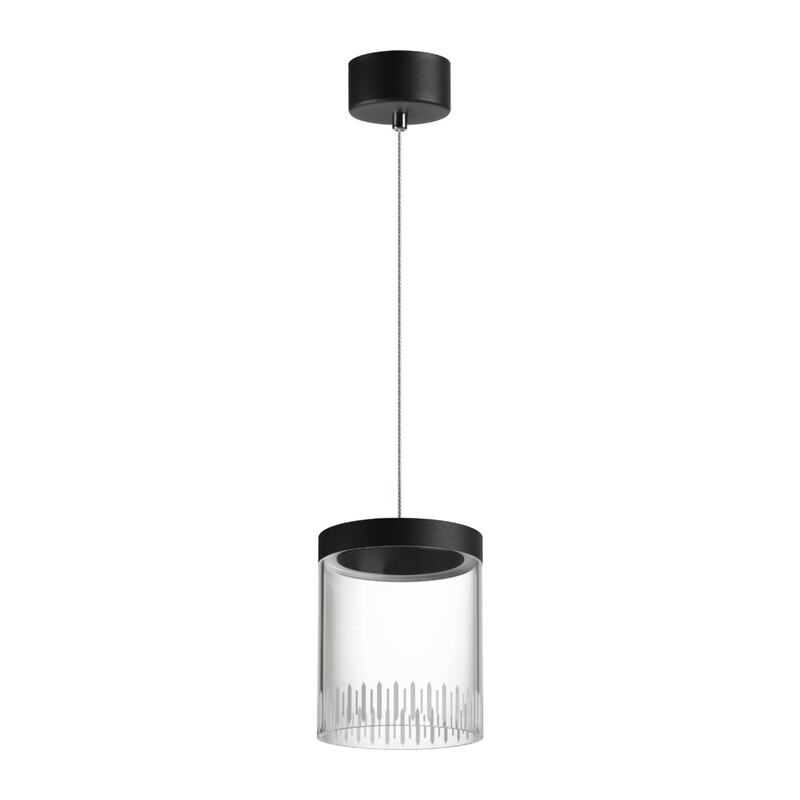 359008 OVER NT23 197 черный Светильник накладной светодиодный IP20 LED 4000K 18W 85-265V AURA 4
