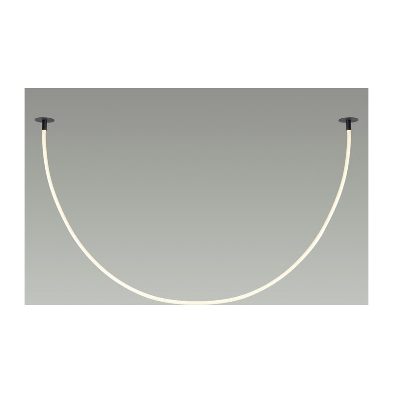 4391/40CL HIGHTECH ODL24 301 черный/металл/канат Потолочный св-к встраиваемый (2 крепления и крючок в комплекте) IP20 LED 40W 1580Лм 4000K CORDA 5