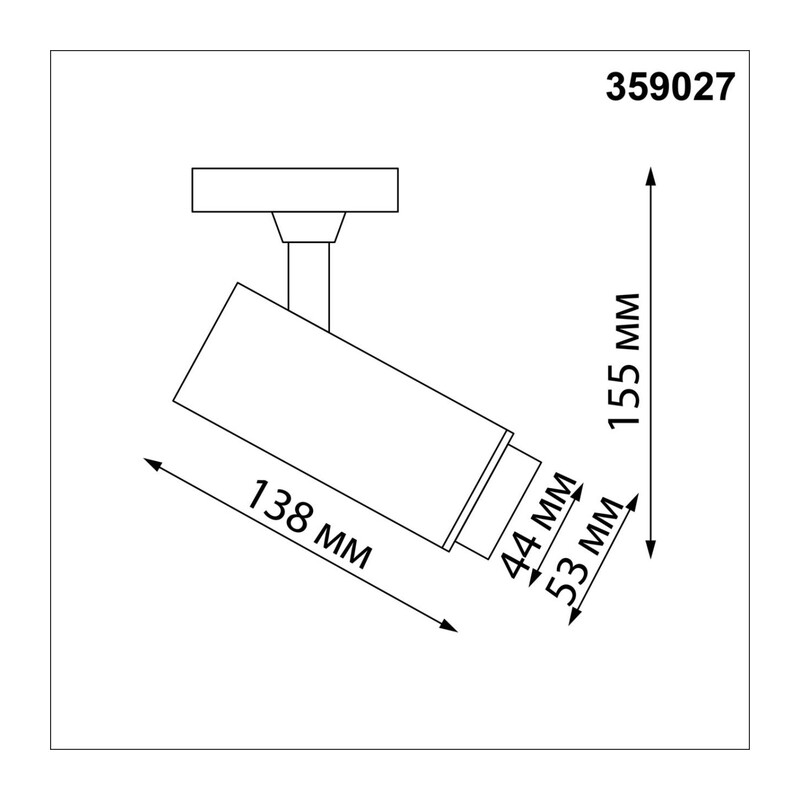 359027 PORT NT23 198 черный Однофазный двухжильный трековый светильник с перекл. цв.температуры,мощности IP20 LED 3000К\4000К\6000К 5W/9W/13W 220V NAI 3