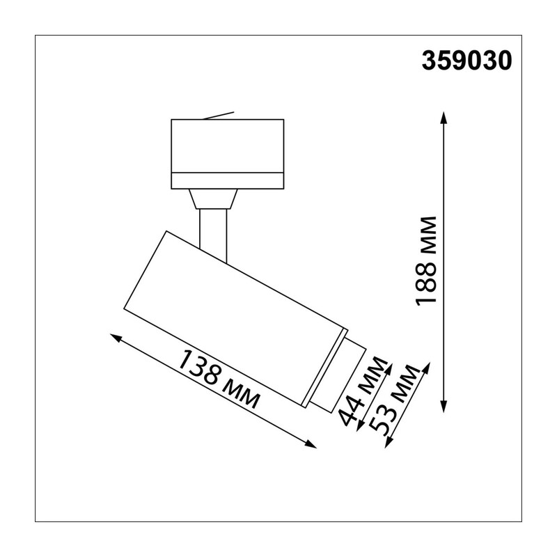 359030 PORT NT23 266 белый Трехфазный трековый светильник с переключателем цветовой температуры и мощности IP20 LED 3000К\4000К\6000К 5W/9W/13W 220V N 3
