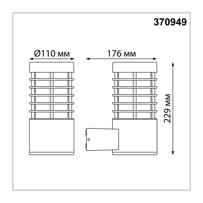 370949 STREET NT23 662 темно-серый Светильник ландшафтный IP54 E27 15W 220-240V COVER 2