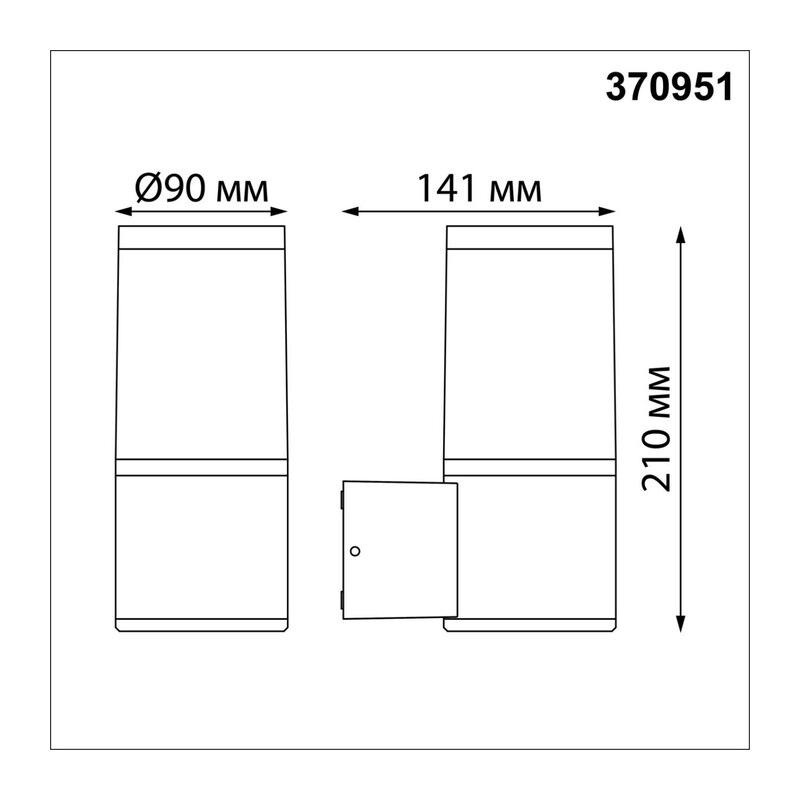 370951 STREET NT23 664 темно-серый Светильник ландшафтный IP54 E27 15W 220-240V VIDO 2