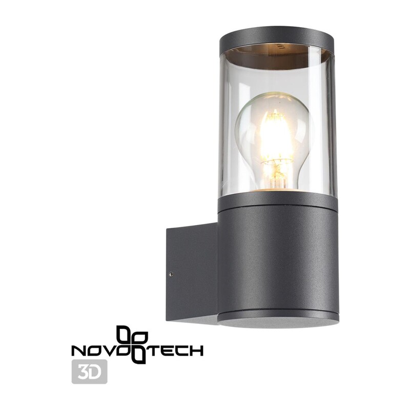 370951 STREET NT23 664 темно-серый Светильник ландшафтный IP54 E27 15W 220-240V VIDO