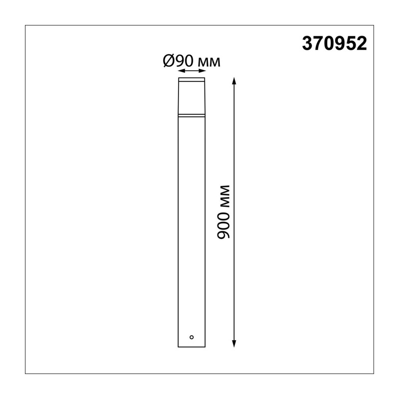 370952 STREET NT23 664 темно-серый Светильник ландшафтный IP54 E27 15W 220-240V VIDO 2