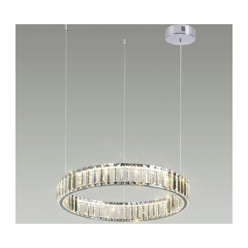 4930/30L L-VISION ODL24 591 хром/прозрачный металл/хрусталь Люстра LED 30W 4000K 3570Лм VEKIA 3