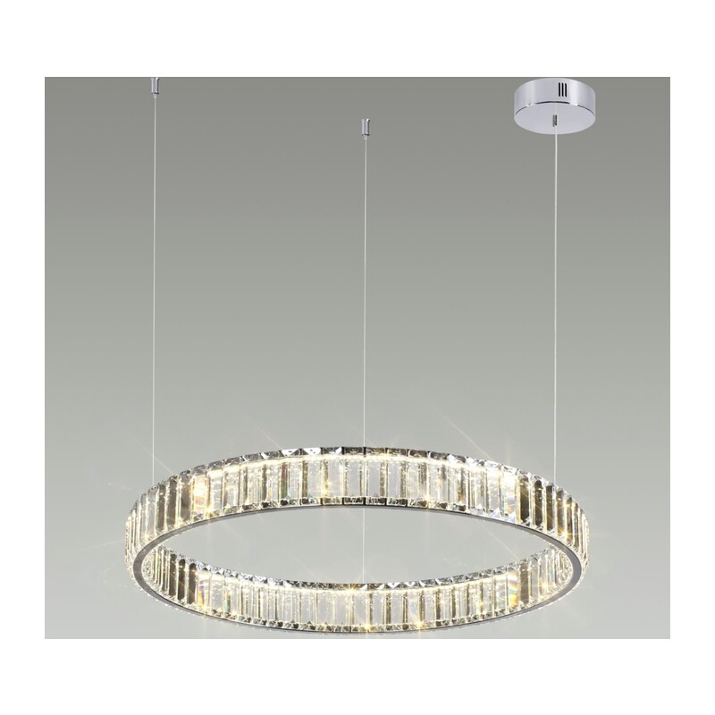 4930/36L L-VISION ODL24 591 хром/прозрачный металл/хрусталь Люстра LED 36W 4000K 4280Лм VEKIA 4