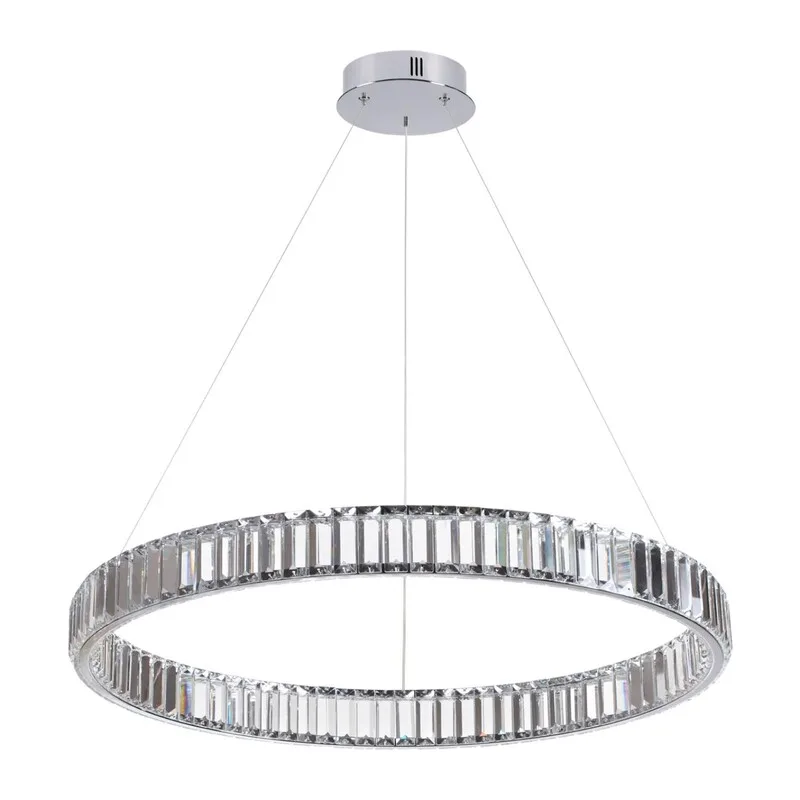 4930/45L L-VISION ODL24 591 хром/прозрачный металл/хрусталь Люстра LED 45W 4000K 5350Лм VEKIA 2