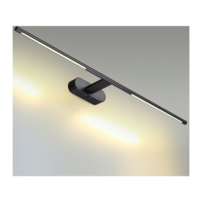 6634/9WL HIGHTECH ODL24 483 металл/черный/акрил Настенный светильник IP20 LED 8W 3000K/3800K/5100K (перекл ч/з тумблер) 220V ALEDO 3